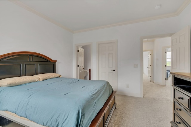 438 Truman Rd, Franklin, TN 37064 - bedroom with ornamental molding and light colored carpet
