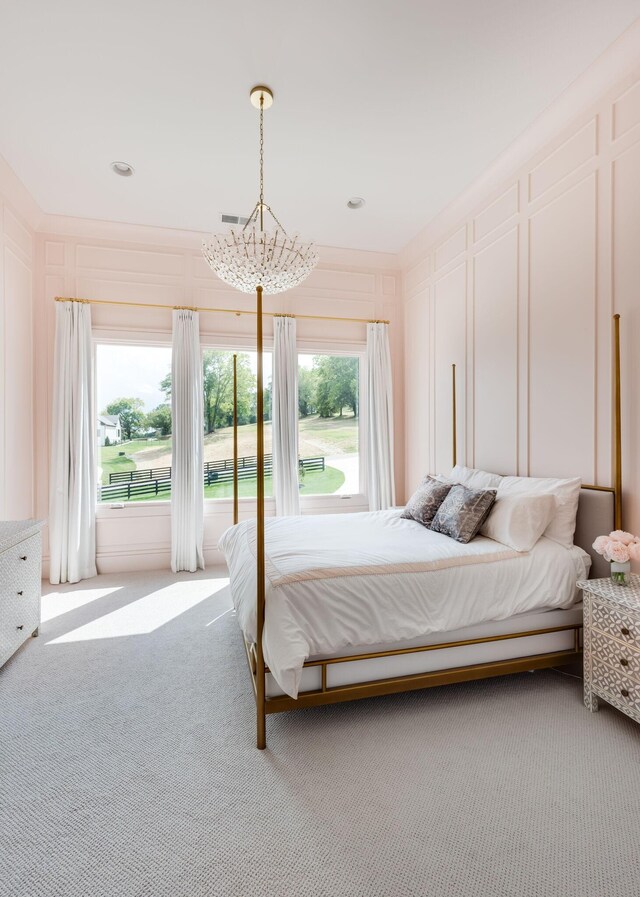 1713 Reflection Ln, Brentwood, TN 37027 - bedroom with a decorative wall and carpet flooring