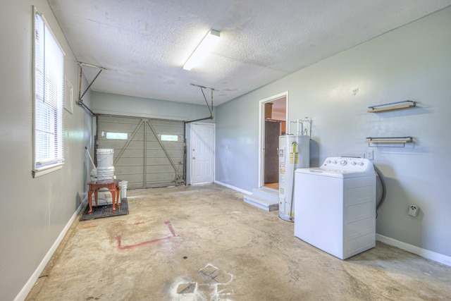 131 Clauson Dr, Columbia, TN 38401 - garage with washer / dryer and water heater