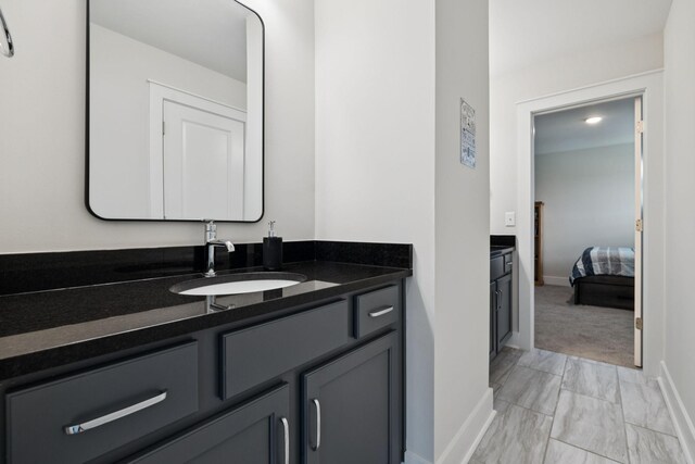 3737 Felipe Way, Murfreesboro, TN 37129 - bathroom featuring vanity and marble look tile flooring