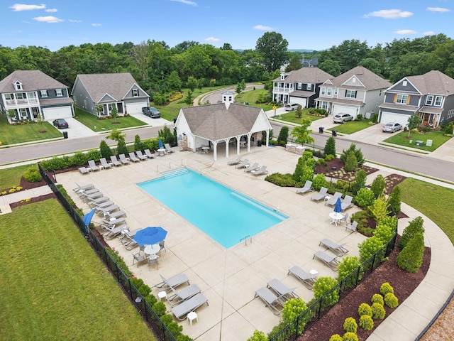 3737 Felipe Way, Murfreesboro, TN 37129 - community pool featuring a residential view and a patio area
