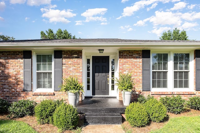 1028 Ridgecrest Dr, Franklin, TN 37069 - doorway to property featuring brick siding