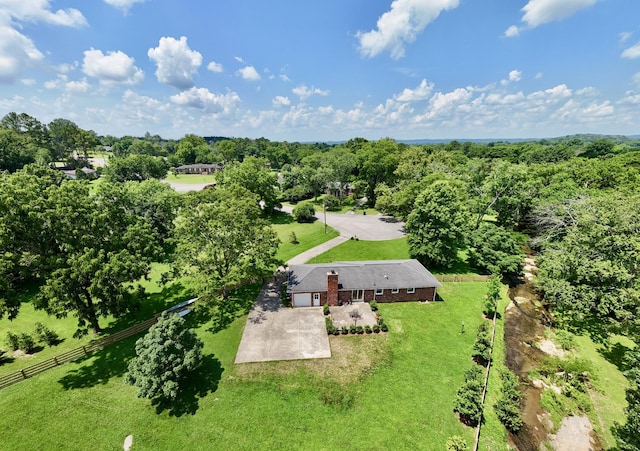 1028 Ridgecrest Dr, Franklin, TN 37069 - aerial view of property and surrounding area