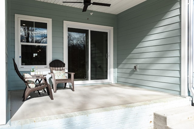 1144 Lock 4 Rd Unit B-4, Gallatin, TN 37066 - view of patio with a ceiling fan