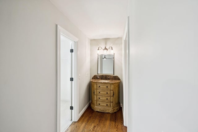 1524 Gordon Petty Dr, Brentwood, TN 37027 - corridor featuring wood finished floors and a sink