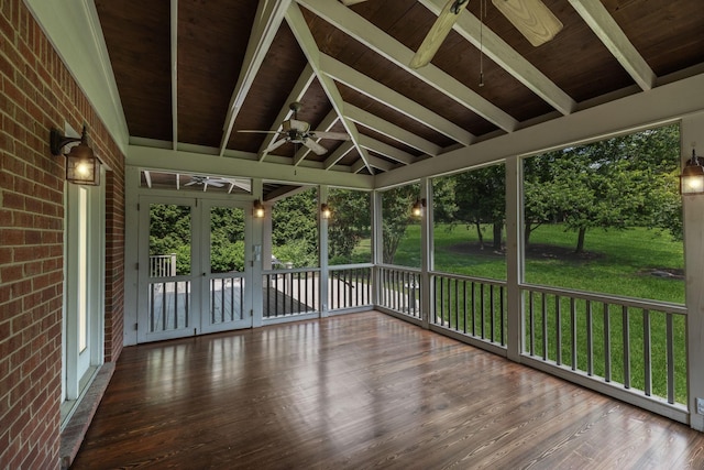 1524 Gordon Petty Dr, Brentwood, TN 37027 - unfurnished sunroom with ceiling fan