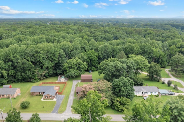 105 Plain View Dr, Estill Springs, TN 37330 - bird's eye view of a heavily wooded area