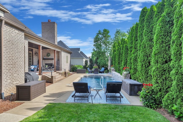 2811 Craythorne Dr, Murfreesboro, TN 37129 - view of pool featuring a patio