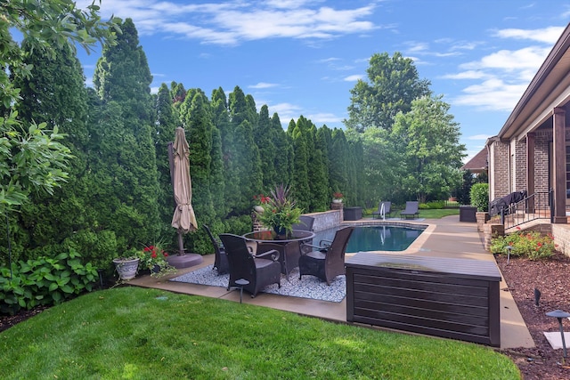 2811 Craythorne Dr, Murfreesboro, TN 37129 - view of swimming pool featuring a patio area and a yard