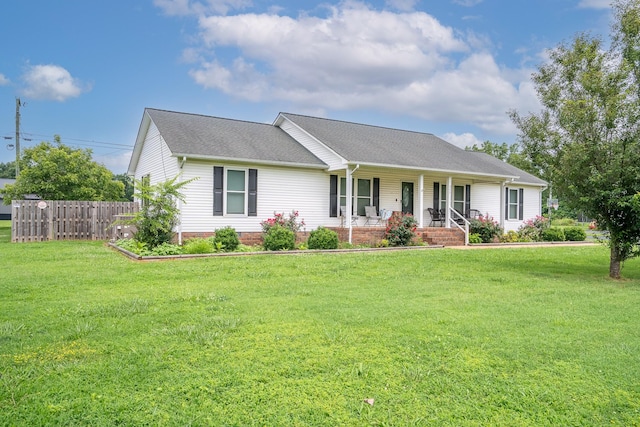 545 Kent St, Lawrenceburg, TN 38464 - single story home with a porch and a shingled roof