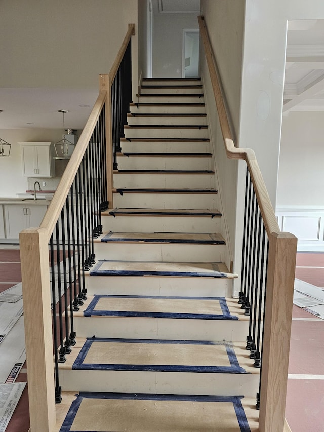 2895 Cooper Creek Rd, Woodlawn, TN 37191 - view of staircase