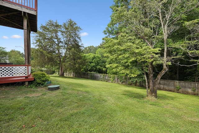 7607 Birdsong Ct, Fairview, TN 37062 - fenced backyard featuring a deck