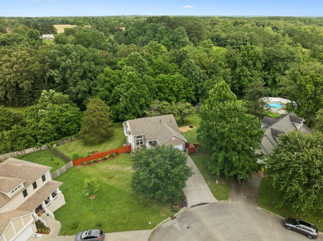 7607 Birdsong Ct, Fairview, TN 37062 - bird's eye view of a forest