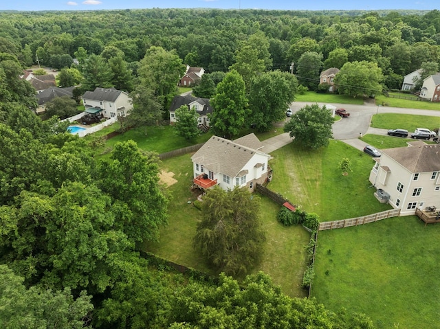 7607 Birdsong Ct, Fairview, TN 37062 - aerial view of a heavily wooded area