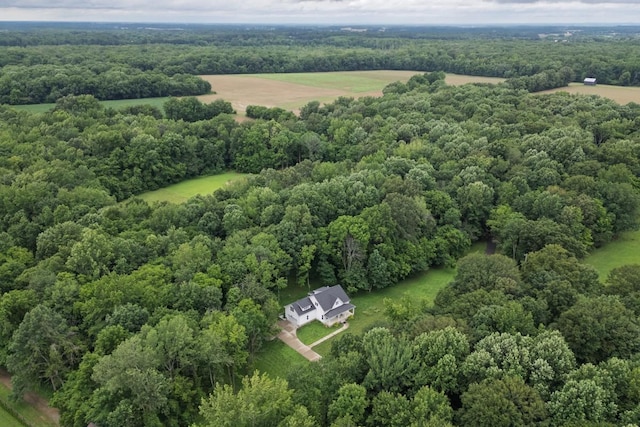 4486 Beards Chapel Rd, Springfield, TN 37172 - overview of rural landscape with a heavily wooded area