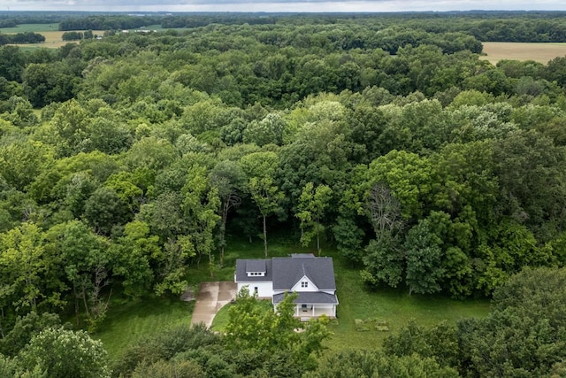 4486 Beards Chapel Rd, Springfield, TN 37172 - aerial view of property and surrounding area featuring a heavily wooded area