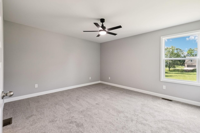 578 Oak Glen Dr, Smithville, TN 37166 - spare room with carpet flooring and ceiling fan