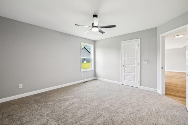 578 Oak Glen Dr, Smithville, TN 37166 - unfurnished bedroom with carpet floors and a ceiling fan