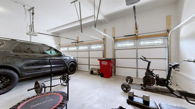 220 Young Ln, Pleasant View, TN 37146 - garage featuring a garage door opener