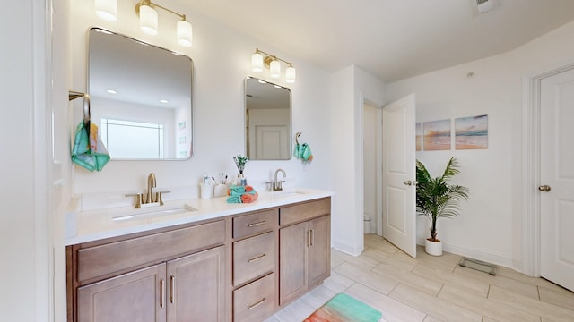 220 Young Ln, Pleasant View, TN 37146 - full bathroom featuring double vanity and toilet