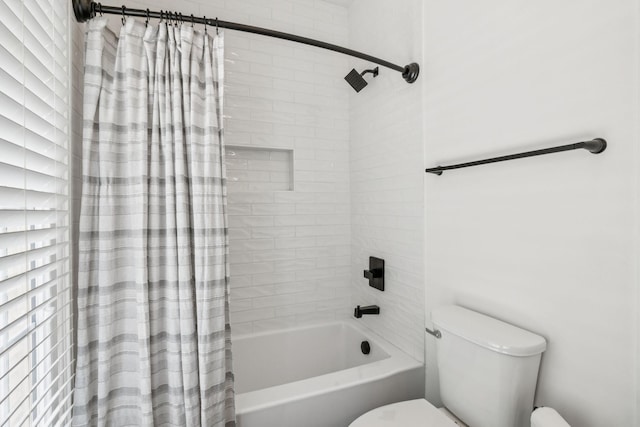 311 Wandering Cir, Franklin, TN 37067 - bathroom featuring toilet and shower / bath combo