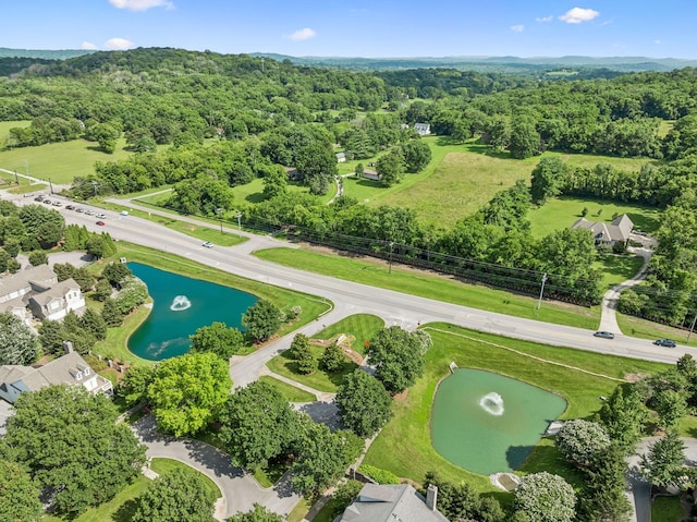 311 Wandering Cir, Franklin, TN 37067 - drone / aerial view of a large body of water and a heavily wooded area
