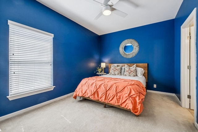 311 Wandering Cir, Franklin, TN 37067 - bedroom with carpet floors, a ceiling fan, and vaulted ceiling