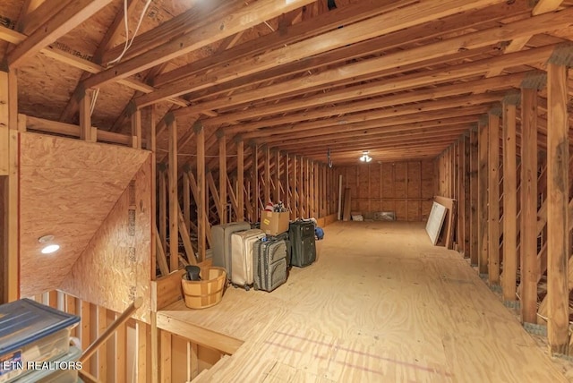 2091 Wesley Chapel Rd, Pikeville, TN 37367 - attic featuring an upstairs landing