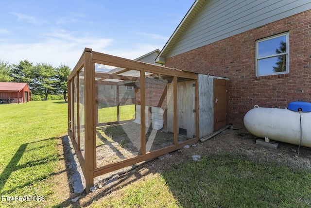 2091 Wesley Chapel Rd, Pikeville, TN 37367 - view of green lawn with exterior structure