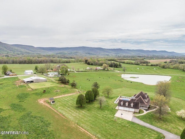 233 Nine Mile Cross Rd, Pikeville, TN 37367 - aerial view of sparsely populated area featuring a water and mountain view