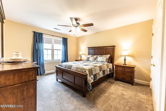 233 Nine Mile Cross Rd, Pikeville, TN 37367 - carpeted bedroom featuring baseboards and ceiling fan