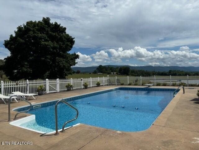 233 Nine Mile Cross Rd, Pikeville, TN 37367 - view of swimming pool featuring a patio area and a diving board