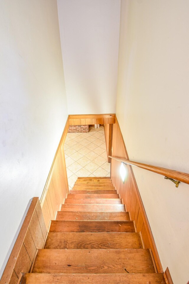 1204 Rolling Fields Dr, Columbia, TN 38401 - stairs featuring tile patterned floors