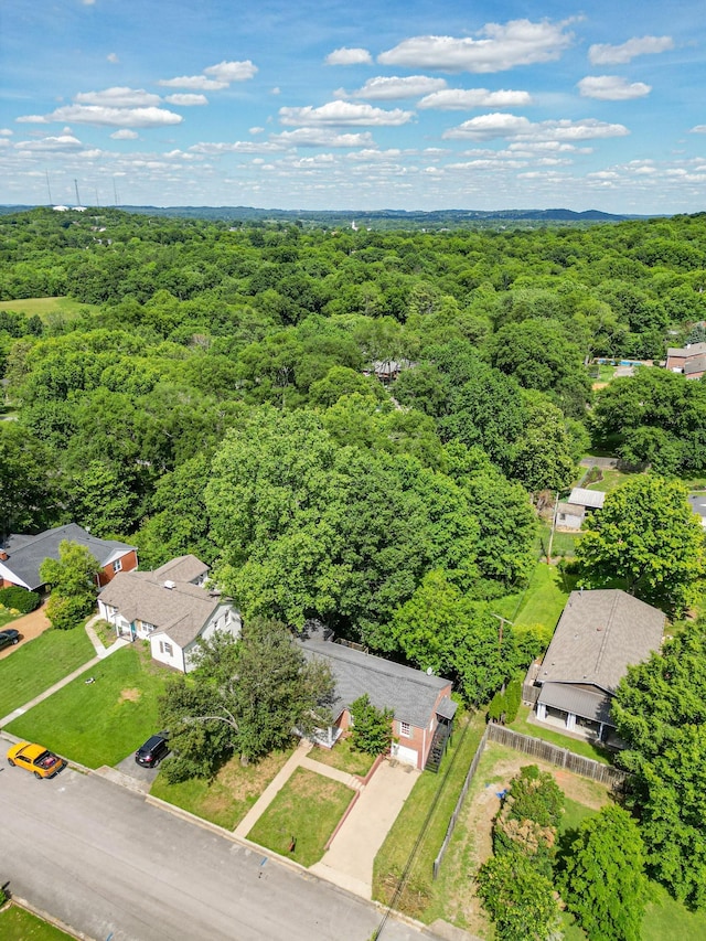 1204 Rolling Fields Dr, Columbia, TN 38401 - drone / aerial view of a heavily wooded area