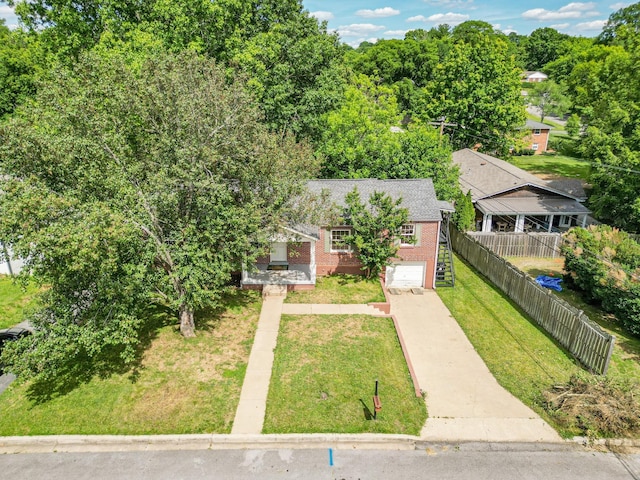 1204 Rolling Fields Dr, Columbia, TN 38401 - aerial view of property and surrounding area