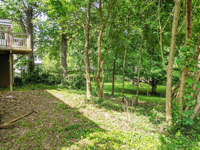 1204 Rolling Fields Dr, Columbia, TN 38401 - view of yard with a deck