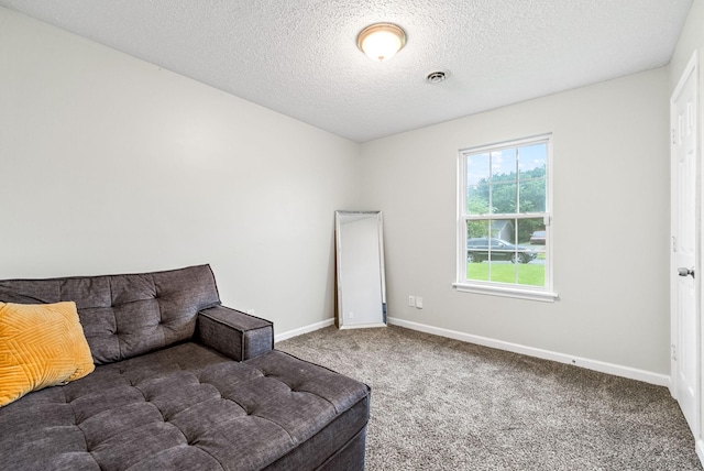 408 Eddy St, Oak Grove, KY 42262 - sitting room featuring a textured ceiling and carpet flooring
