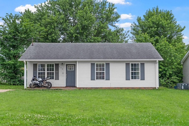 408 Eddy St, Oak Grove, KY 42262 - view of front of home with a front lawn and roof with shingles