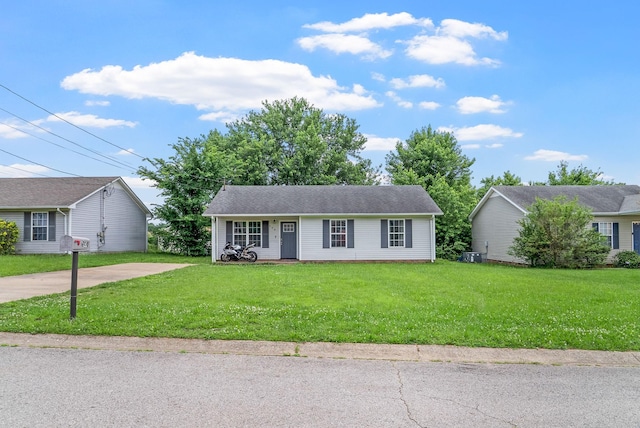 408 Eddy St, Oak Grove, KY 42262 - single story home with a front lawn and covered porch