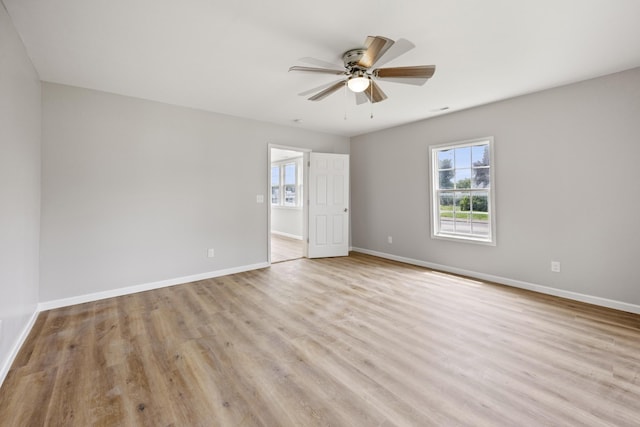 102 Hodges St N, Cowan, TN 37318 - unfurnished bedroom featuring light wood finished floors and a ceiling fan