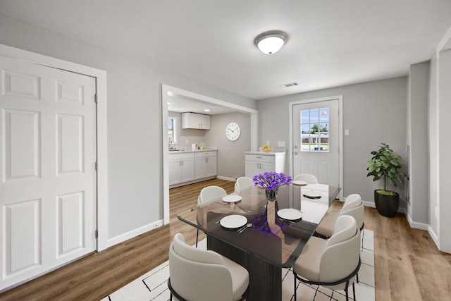 102 Hodges St N, Cowan, TN 37318 - dining room featuring light wood finished floors