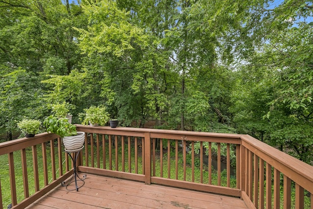 1443 Bern Dr, Spring Hill, TN 37174 - view of wooden terrace
