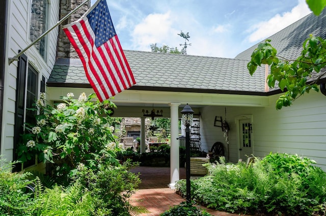 4929 Snow Creek Rd, Santa Fe, TN 38482 - property entrance with a porch