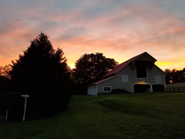 4929 Snow Creek Rd, Santa Fe, TN 38482 - view of property exterior featuring a barn and an outdoor structure