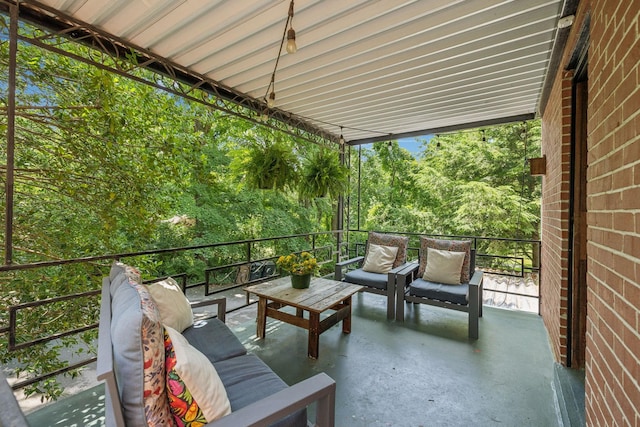 1338 Ardee Ave, Nashville, TN 37216 - view of patio / terrace featuring an outdoor living space