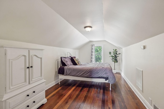 1338 Ardee Ave, Nashville, TN 37216 - bedroom with dark wood-style flooring and lofted ceiling