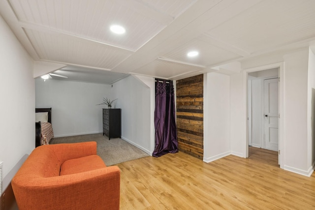 1338 Ardee Ave, Nashville, TN 37216 - living area featuring light wood-style flooring and recessed lighting