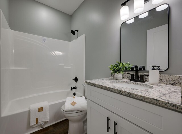 85 Truform Way, Dickson, TN 37055 - full bathroom featuring vanity, bathtub / shower combination, and wood finished floors
