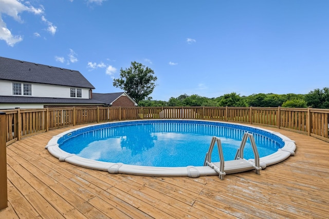 5077 Joe Peay Rd, Spring Hill, TN 37174 - view of pool with a wooden deck