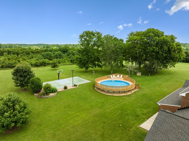 5077 Joe Peay Rd, Spring Hill, TN 37174 - view of green lawn featuring an outdoor pool